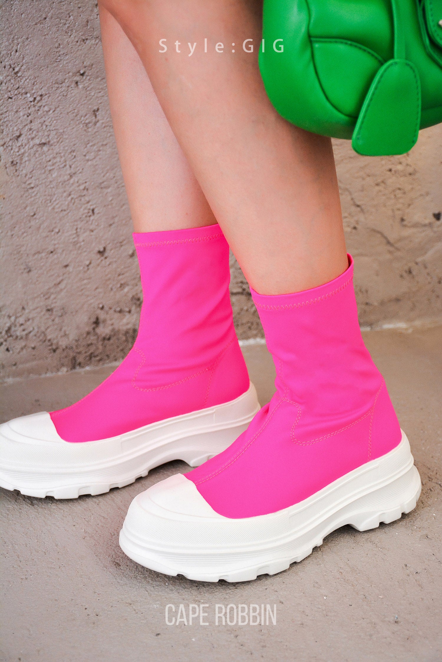 Gig Chunky Lug Stretchy High Top Sneakers – Cape Robbin