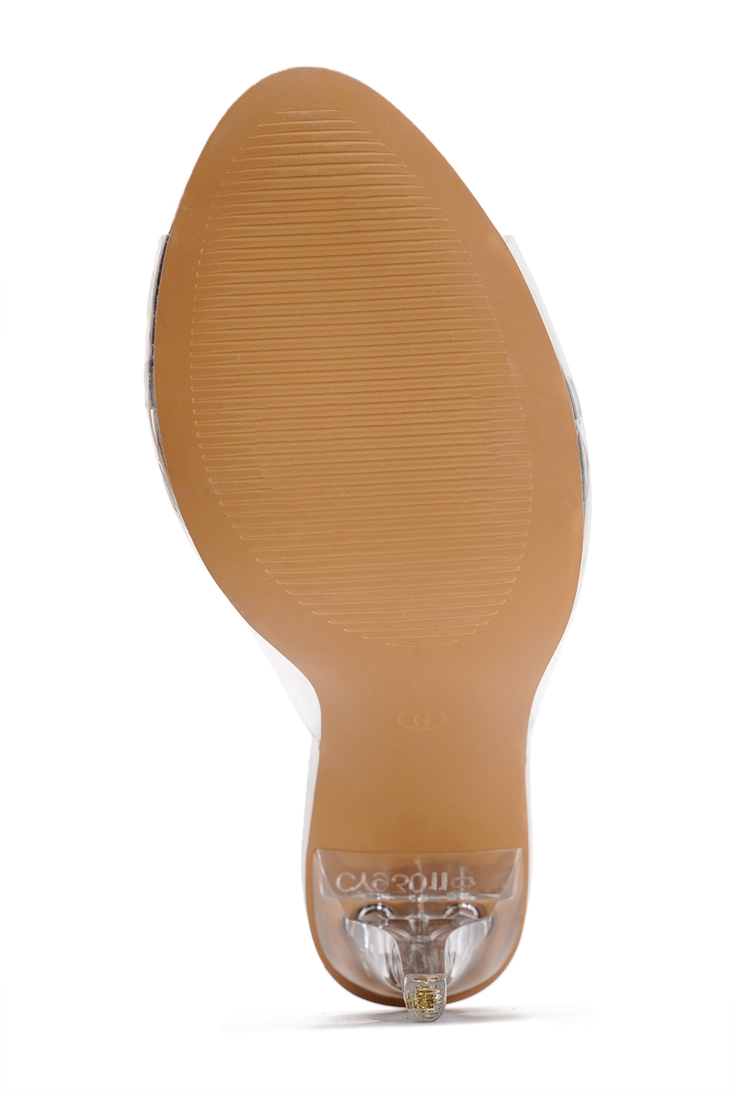 Barbara-anne Clear Slip-On Stiletto Heels - Transparent Heeled Sandals for Women - Clear - Cape Robbin