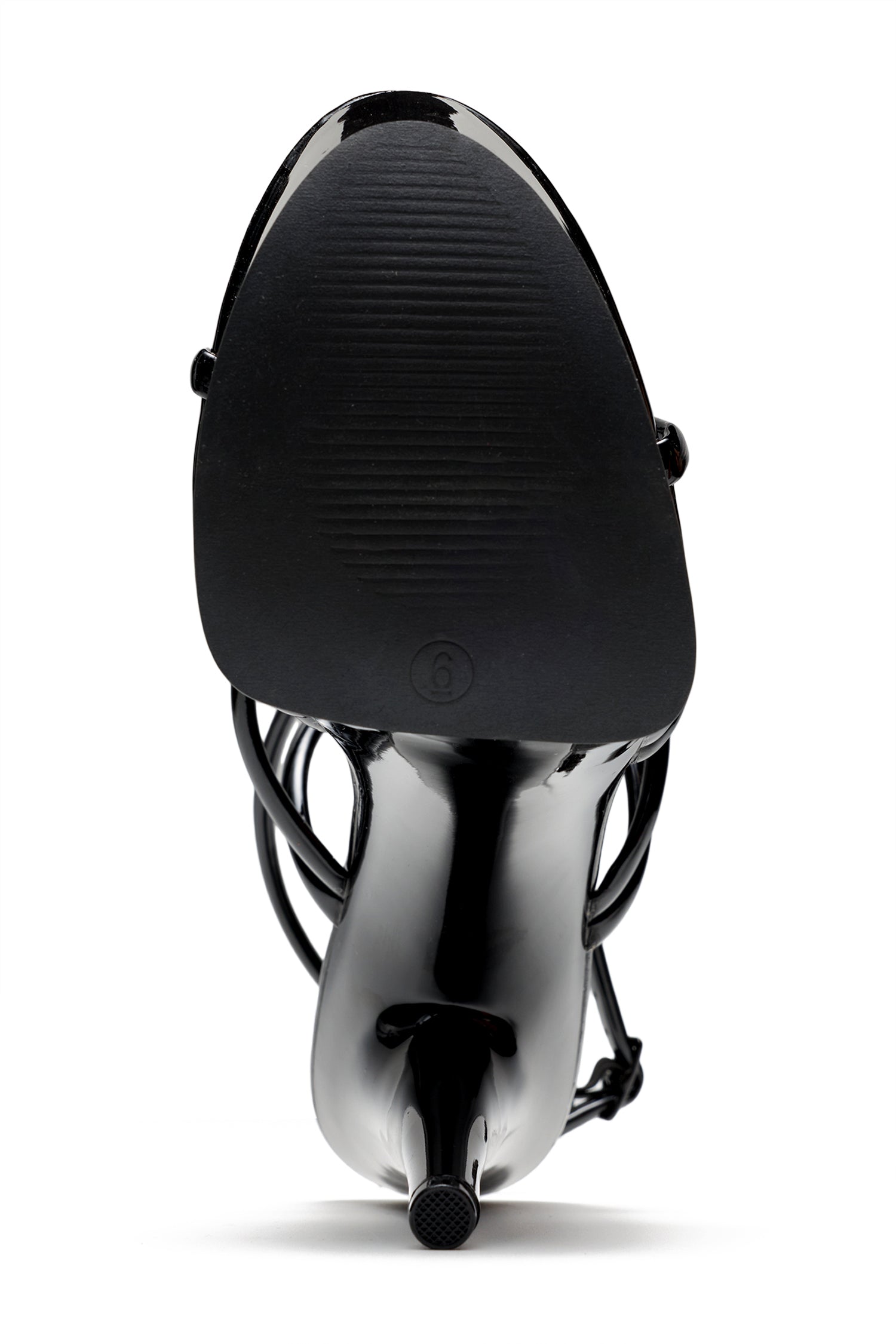 Lili Platform Stiletto Heel Sandals - Strappy Round Toe Ankle Strap Sandals - Black - Cape Robbin