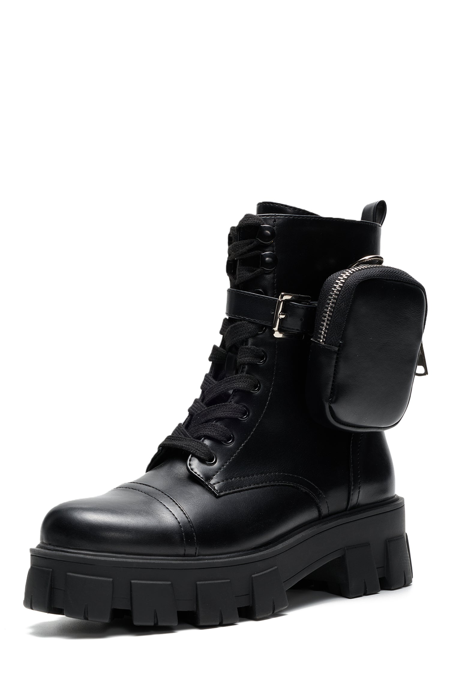 Monalisa Women's  Ankle Booties with Side Zipper & Pouch - Black - Cape Robbin