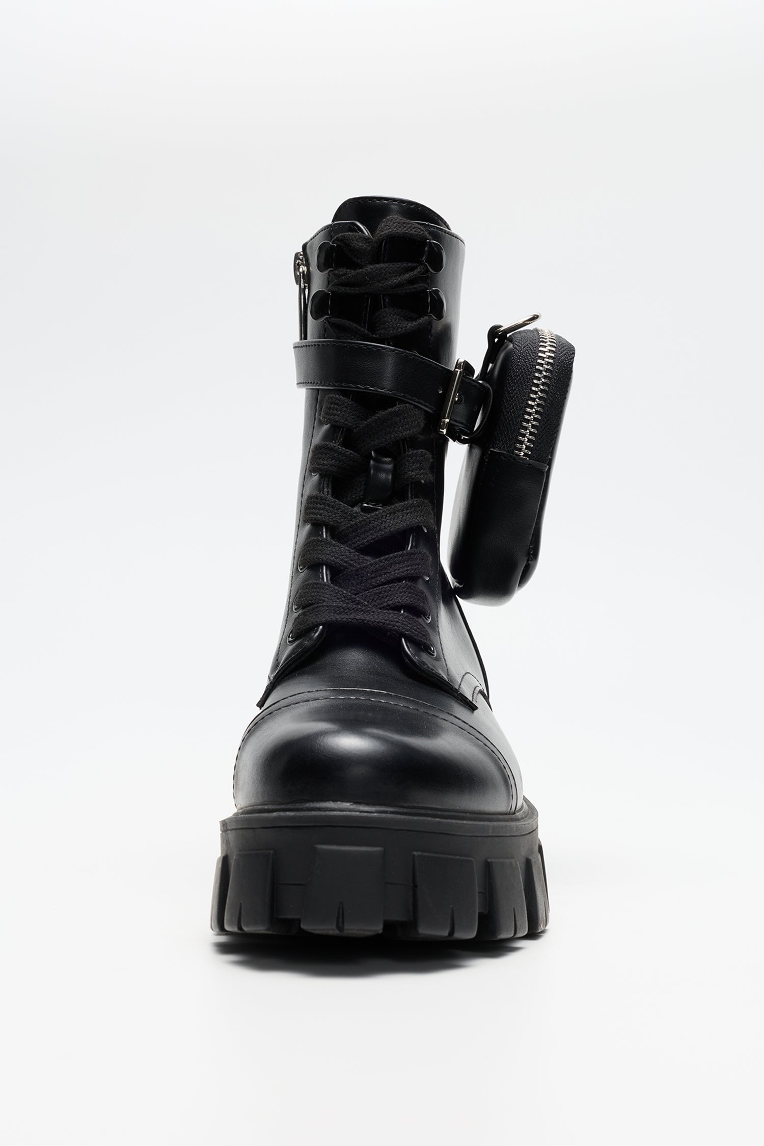 Monalisa Women's  Ankle Booties with Side Zipper & Pouch - Black - Cape Robbin