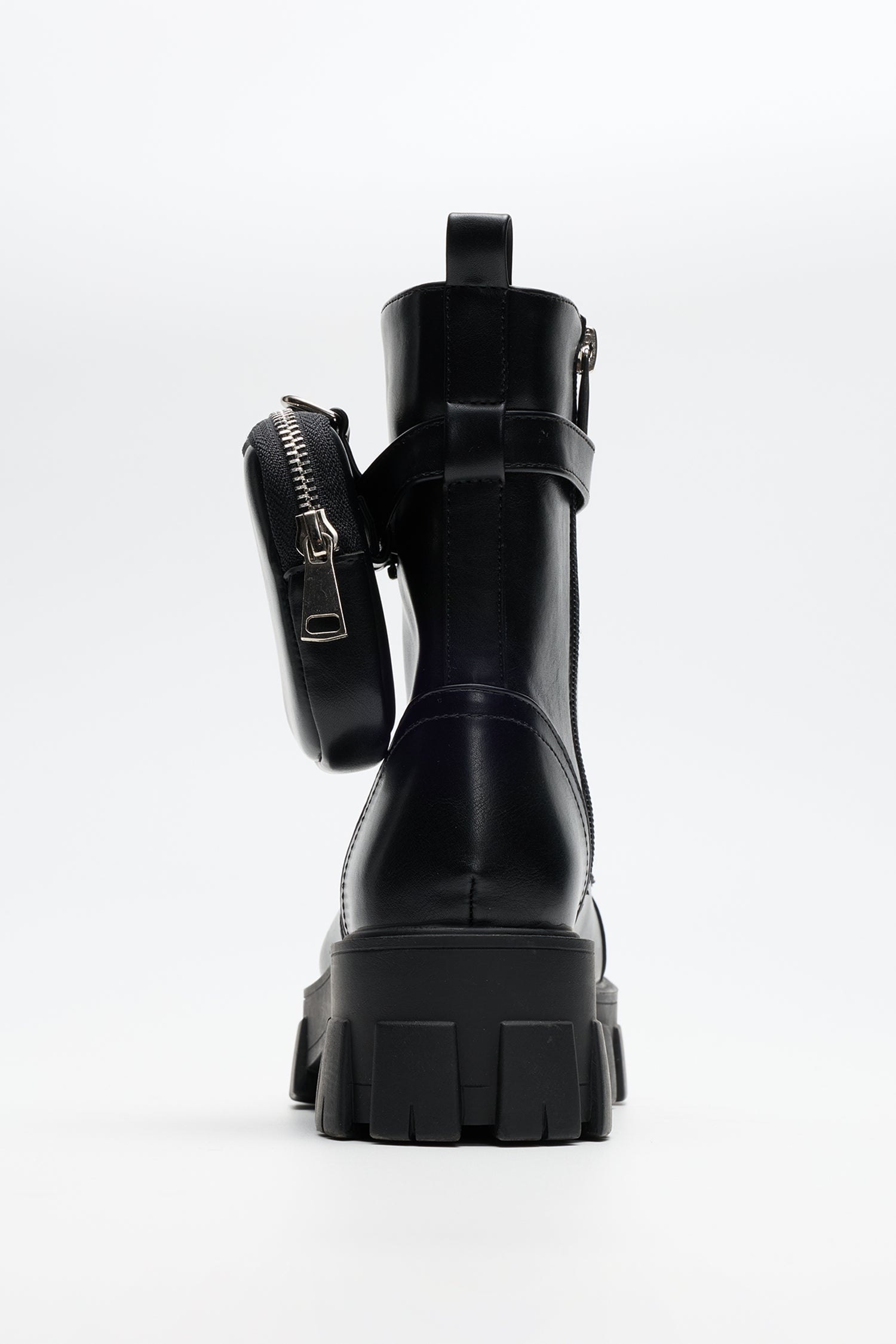 Monalisa Women's  Ankle Booties with Side Zipper & Pouch - Black - Cape Robbin