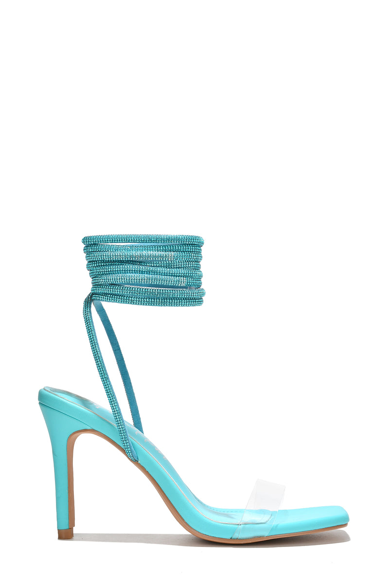 nona' women's teal green flat sandal - Italian Leather shoes | habbot