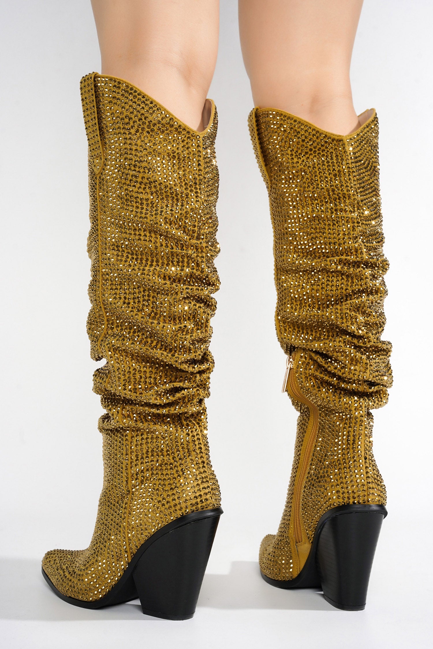 Ladies diamante outlet boots