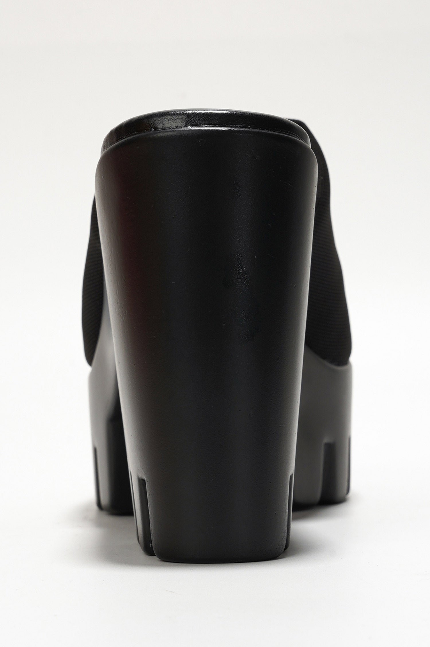 Echoya Women's Chunky Platform Sandals Block Heel - Slip On Elastic Band Shoes- Black - Cape Robbin