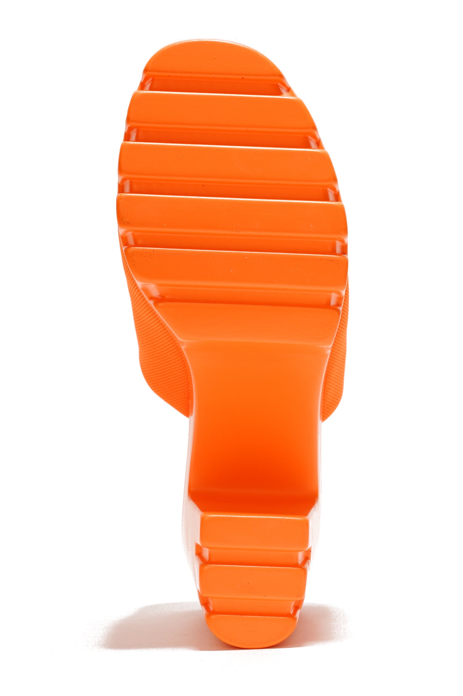 Echoya Women's Chunky Platform Sandals Block Heel - Slip On Elastic Band Shoes- Orange - Cape Robbin