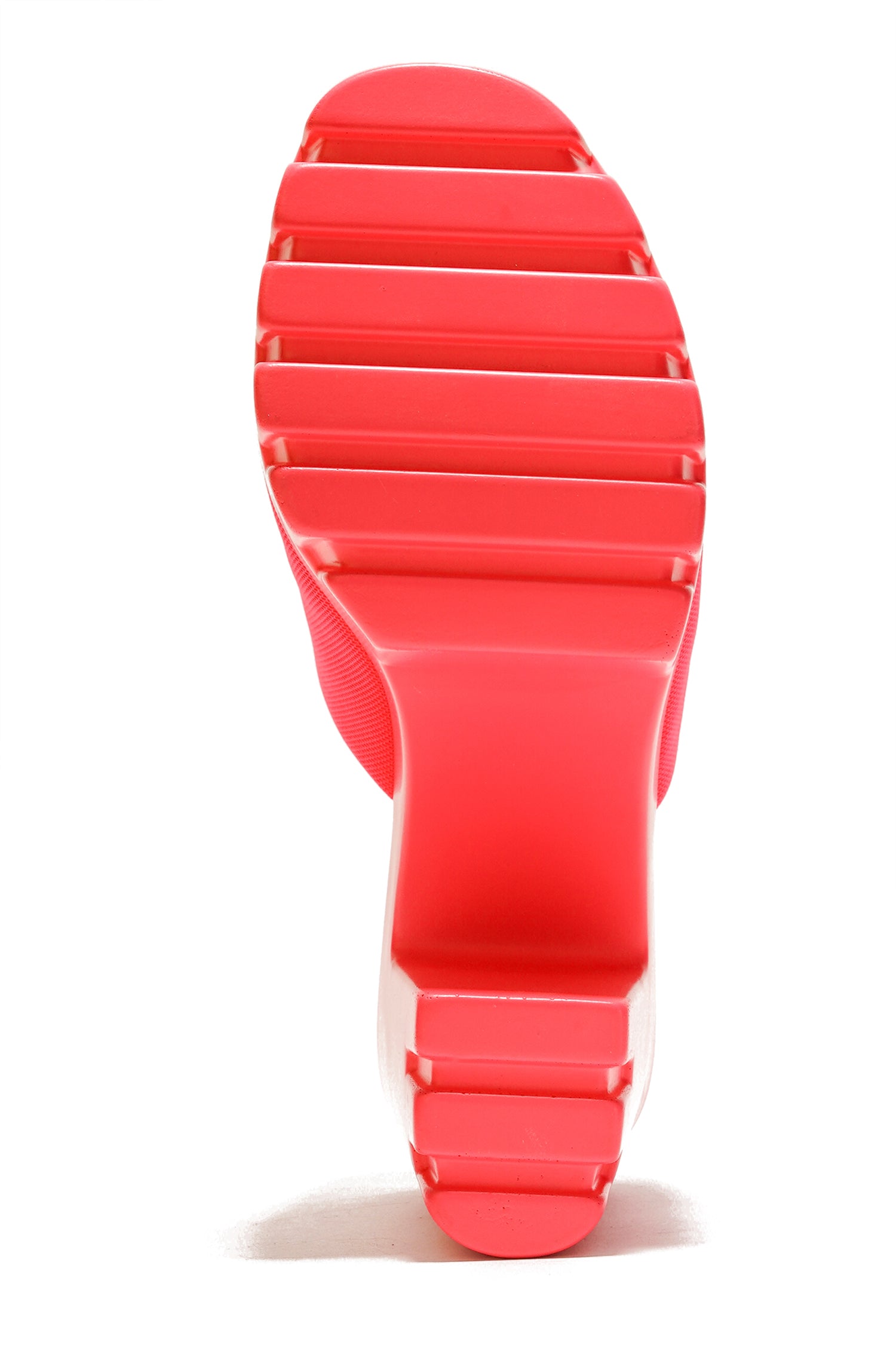 Echoya Women's Chunky Platform Sandals Block Heel - Slip On Elastic Band Shoes- Pink - Cape Robbin