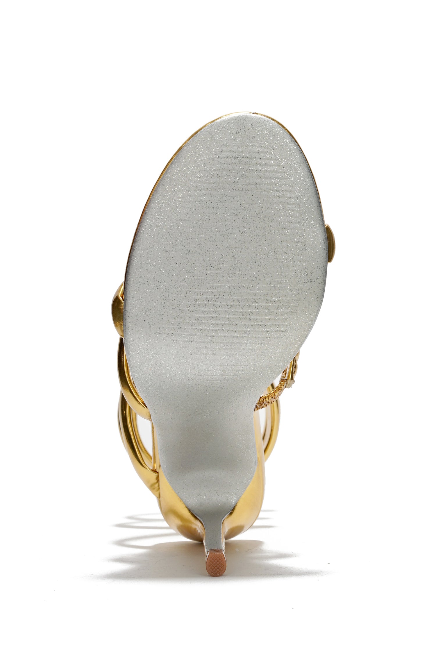 Faydra Women's Metallic Heels - Ankle Wrap 4-inch Stiletto Sandals - Gold - Cape Robbin