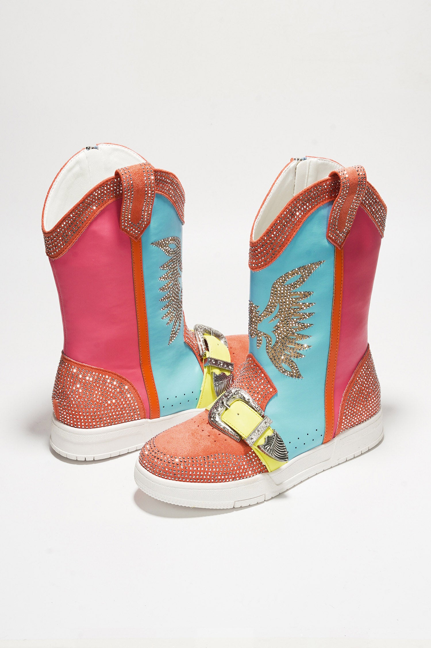 Croydon Irregular Choice Cowboy Boots Irregular Choice VIBRANT