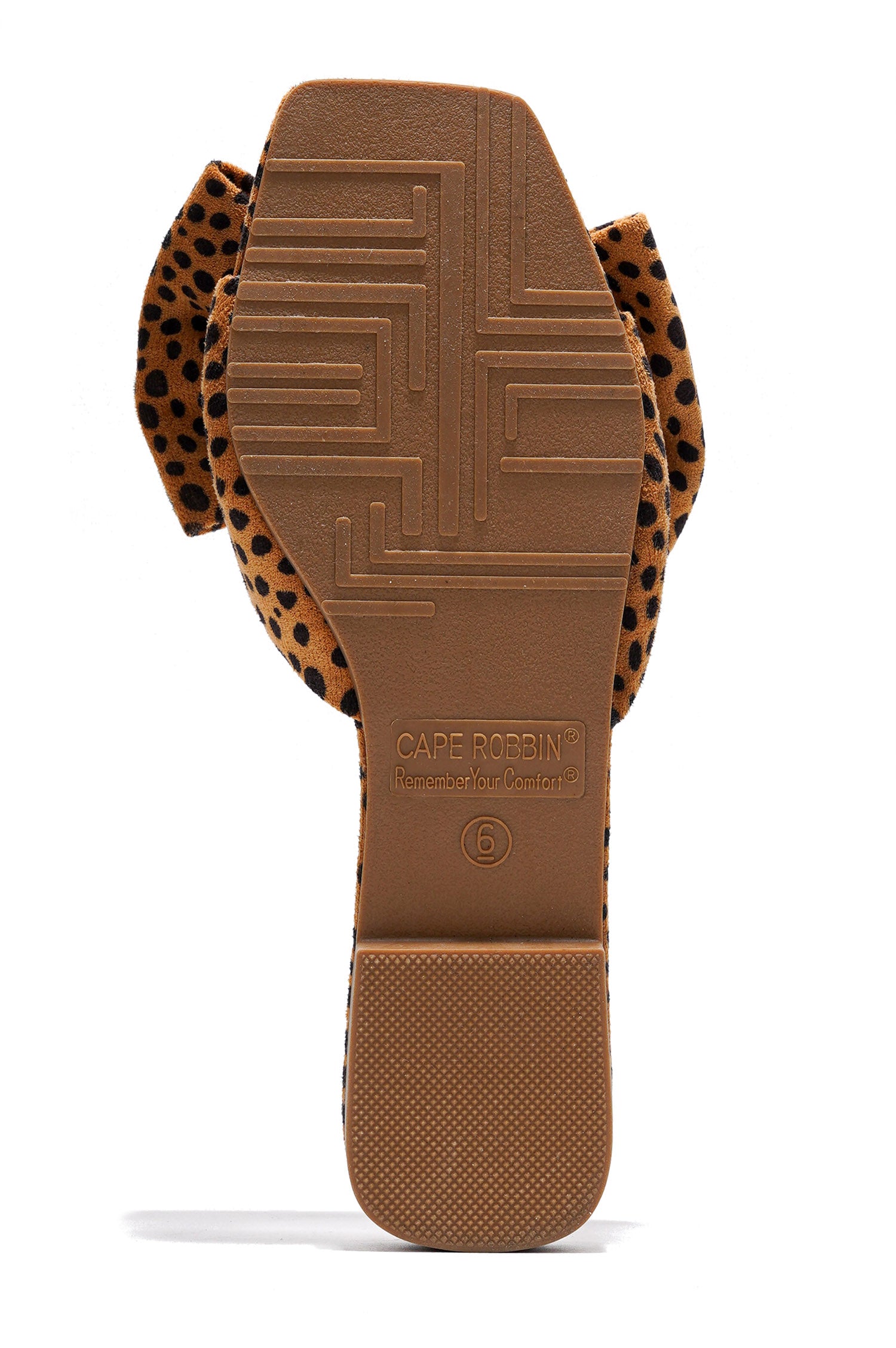 Juju Bow Mule Slide Sandals - Open Toe Slip On Sandals - Leopard - Cape Robbin
