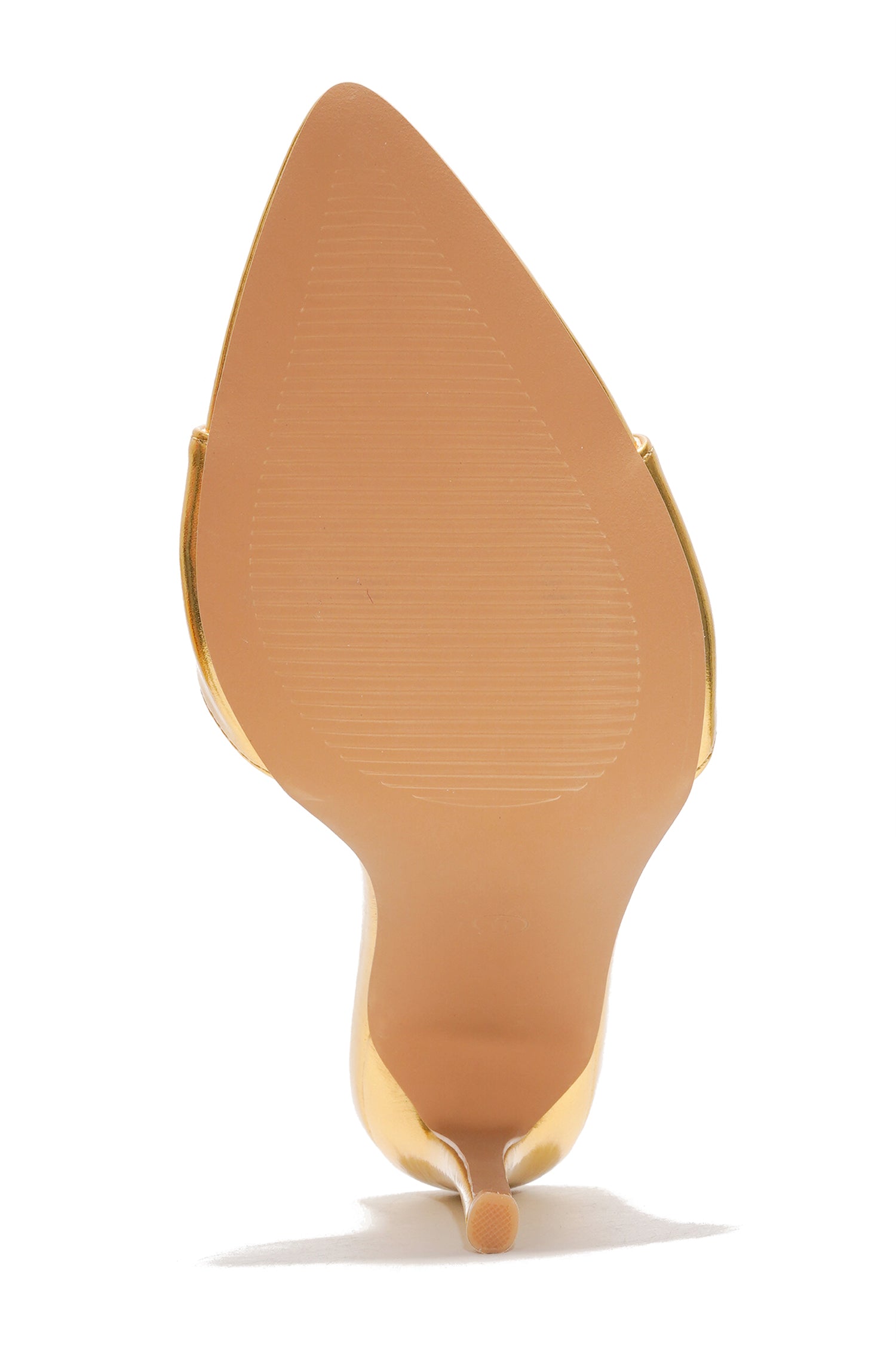 Loleta Women's Slip-on 4 Inch Stiletto Heels with Rhinestones - Gold - Cape Robbin