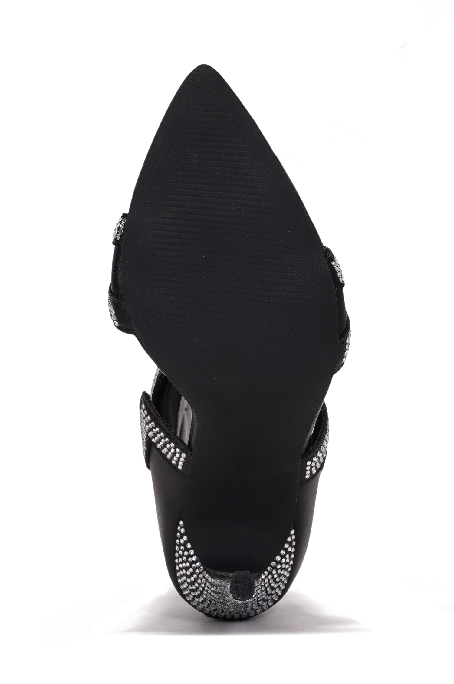 Nayaye Rhinestone Cowboy Boots for Women - Black Western Stiletto Heels with Cutout Ankle - Black - Cape Robbin