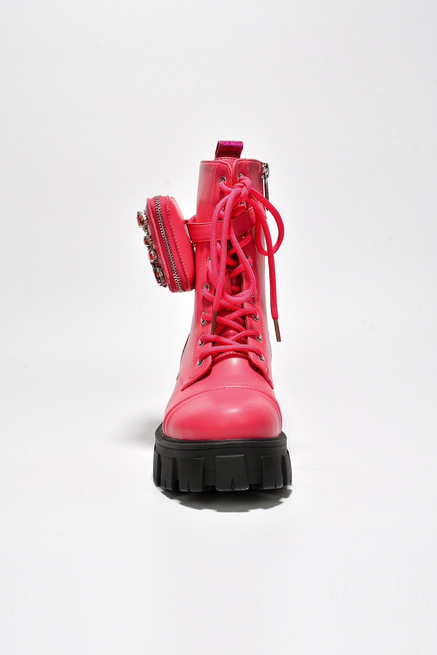 Nemoya Booties with Rhinestone Embellishments - Pink - Cape Robbin