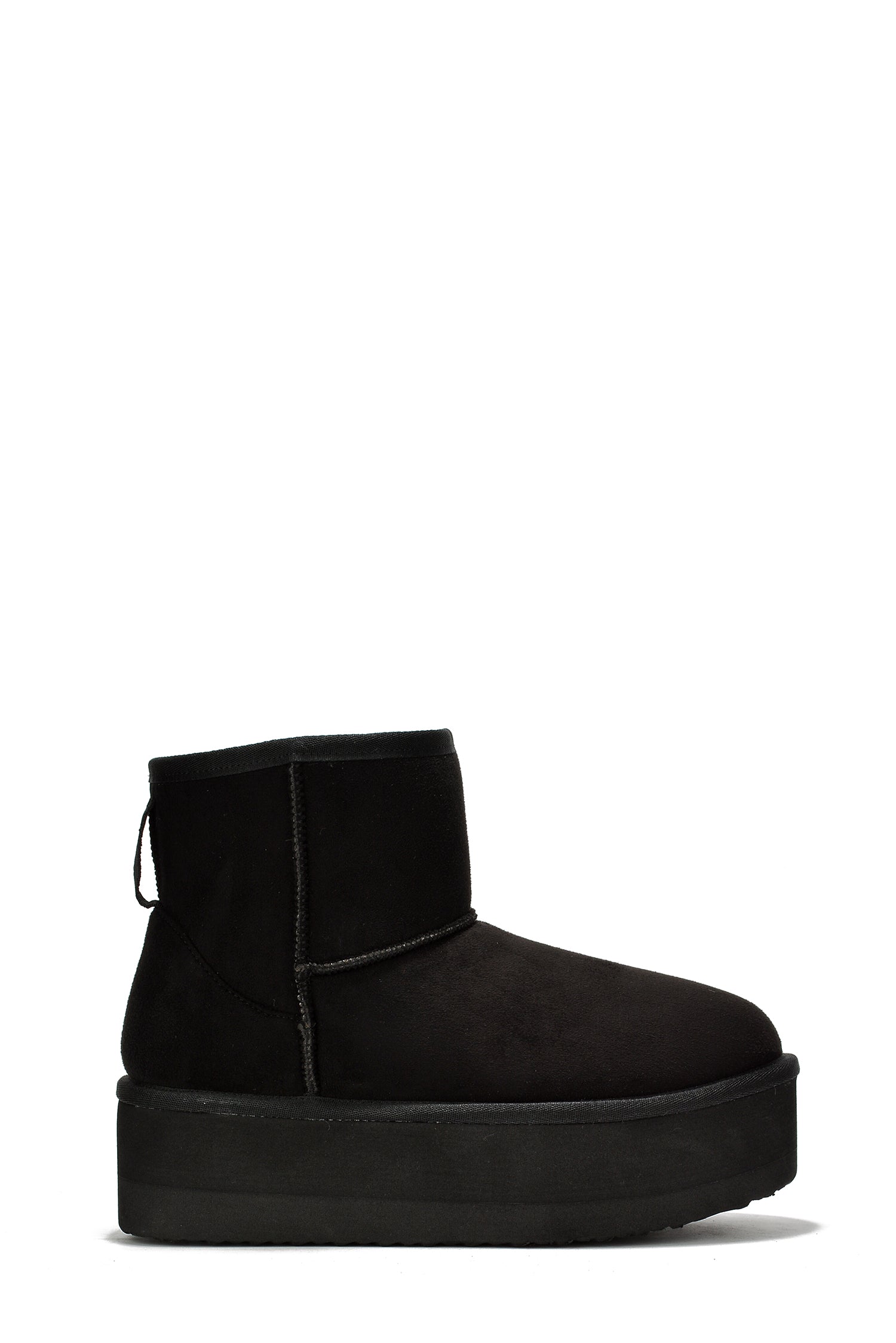 Nomel Chunky Platform Ankle Booties - Black