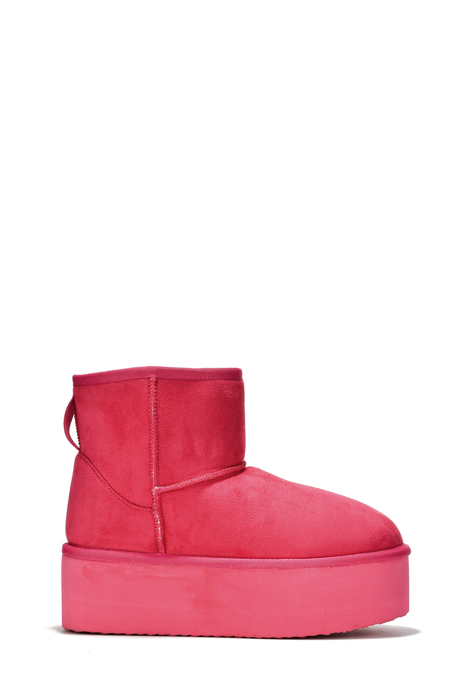 Nomel Chunky Platform Ankle Booties - Fuchsia