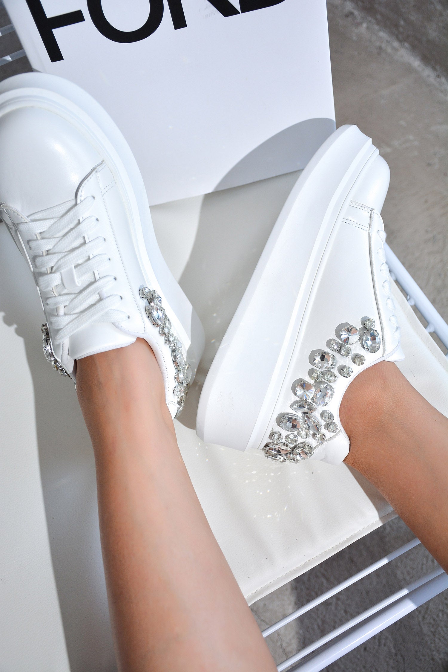 Cape Robbin - BLING QUEEN - WHITE - SNEAKERS