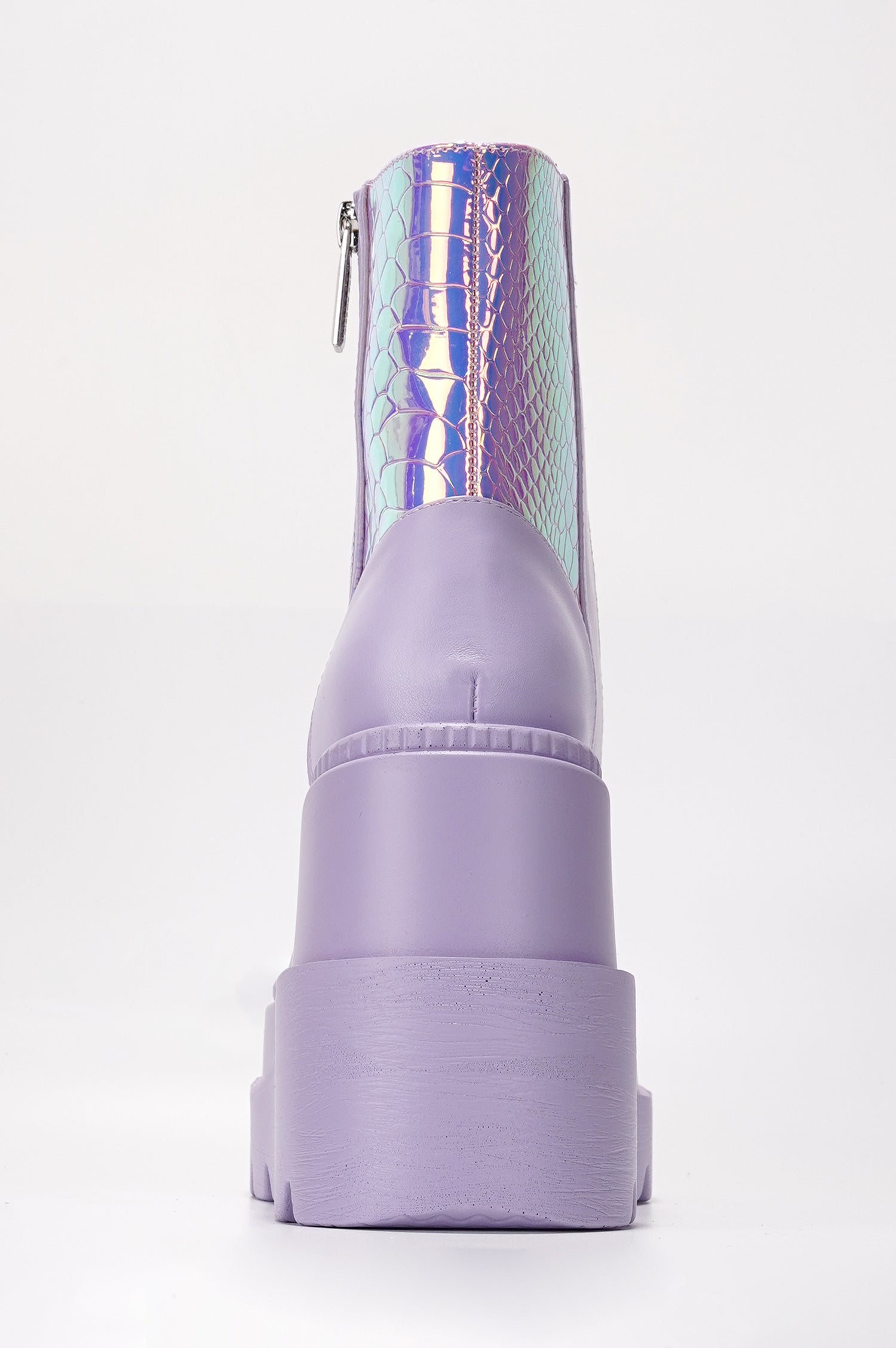 Radio Women's Platform Ankle Boots with Buckle Strap - Lilac - Cape Robbin