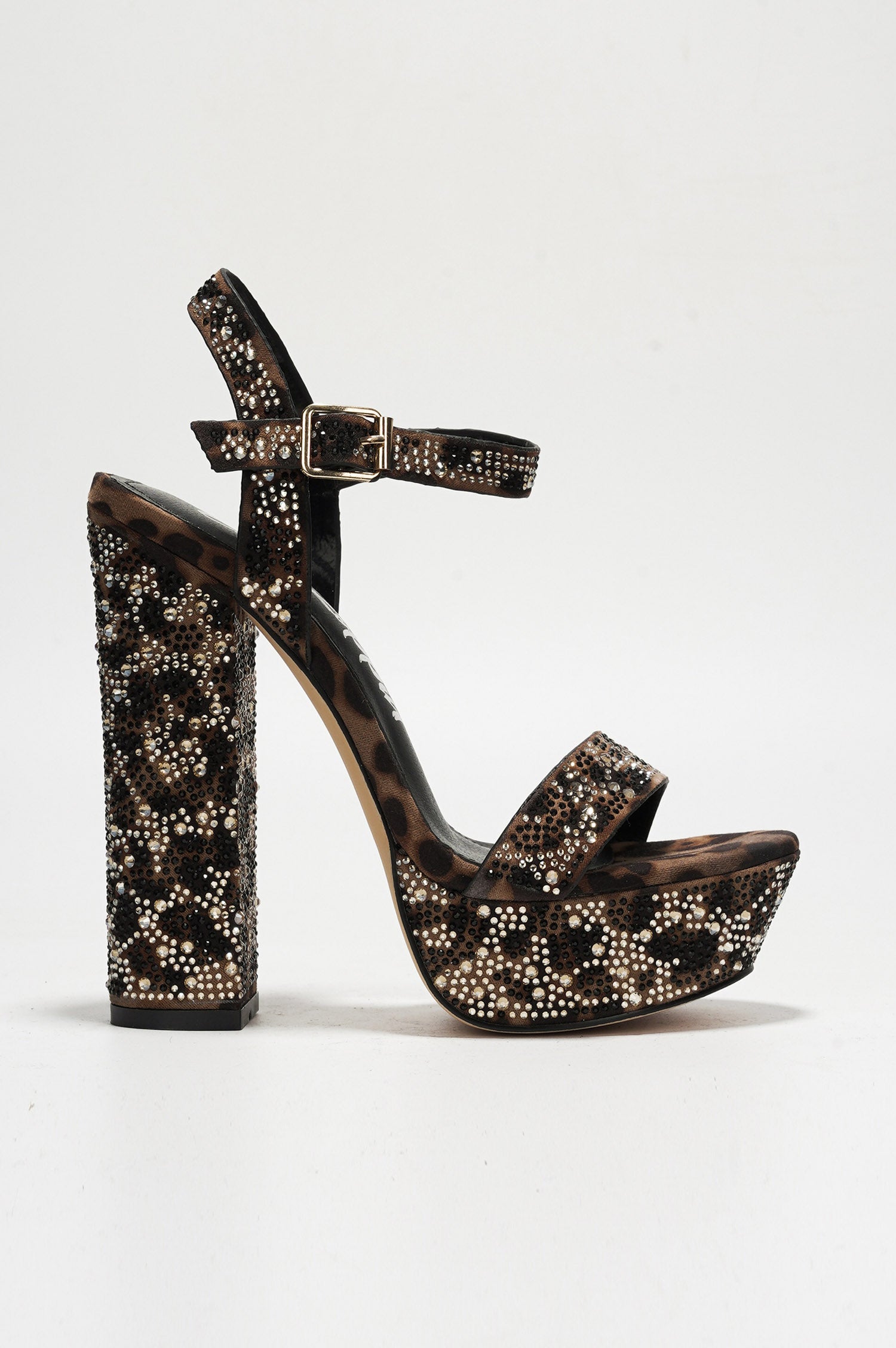 Rosss Rhinestone Print Platform Heels Leopard – Cape Robbin