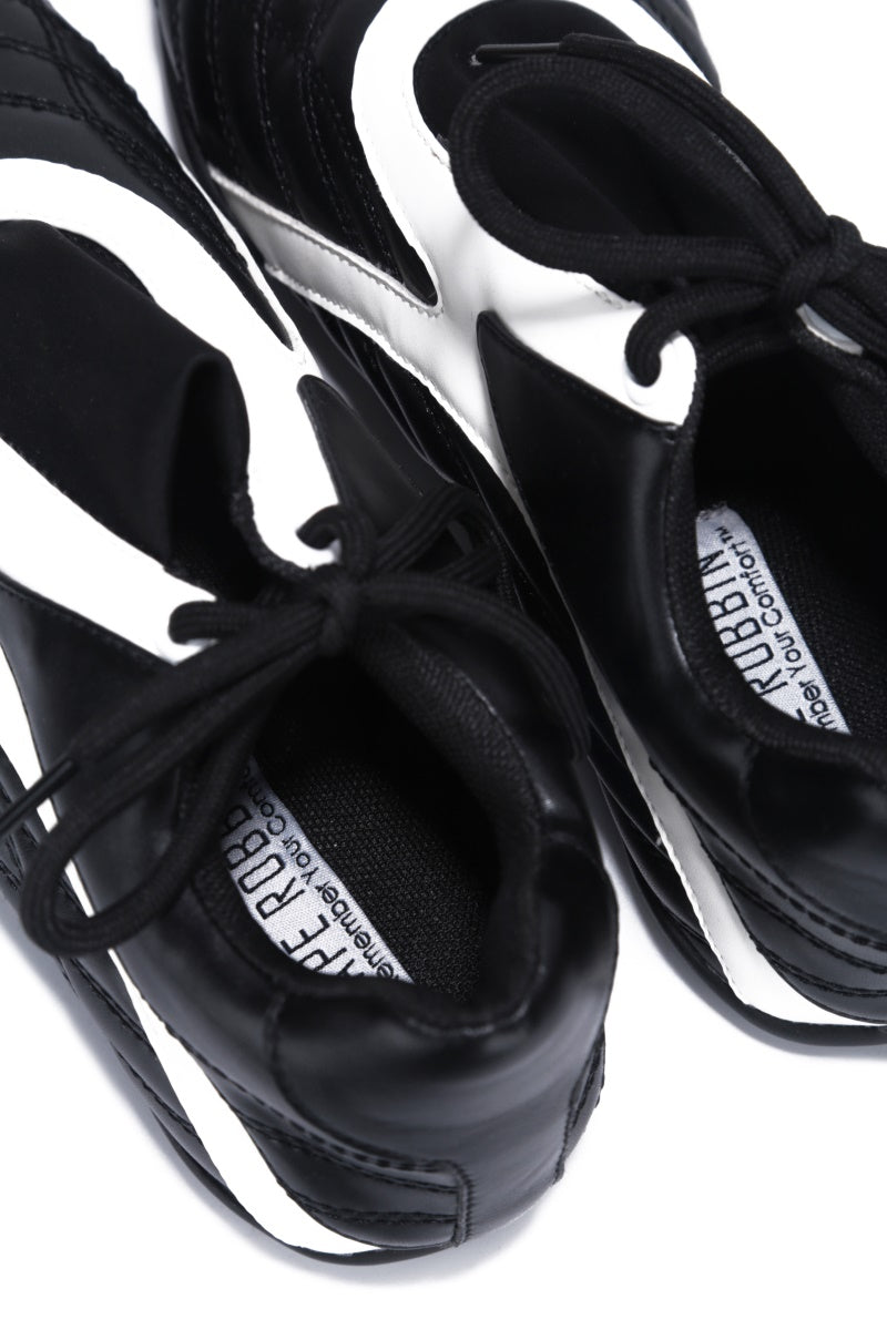 Vulay Colorblock Round Toe Low Cut Sneakers - Black