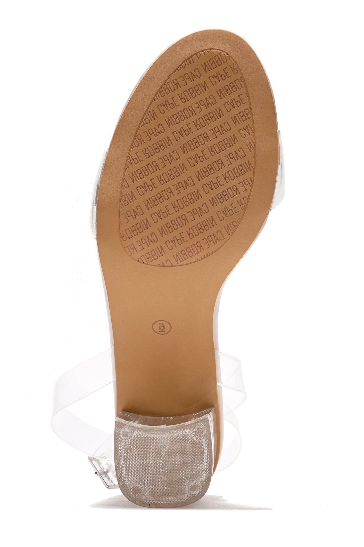 Wisdom Clear Slip-On Stiletto Heels - Transparent Heeled Sandals - Beige - Cape Robbin