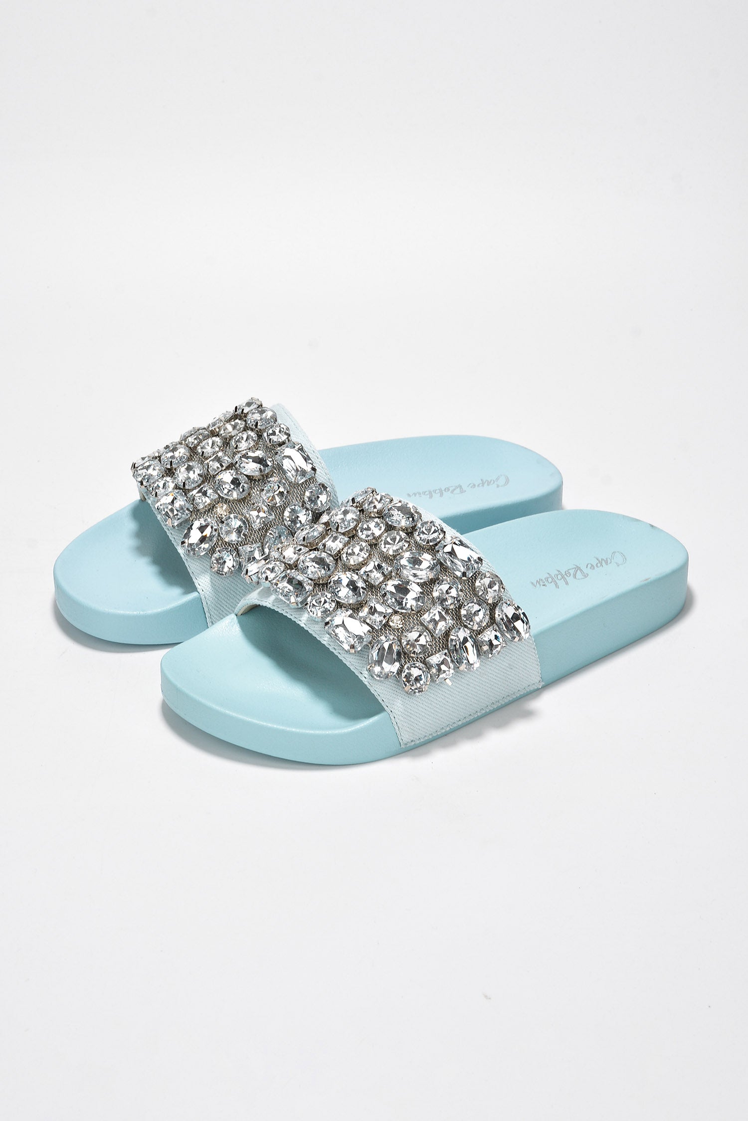 Boho Rhinestone Studded Slider Sandals – Cape Robbin