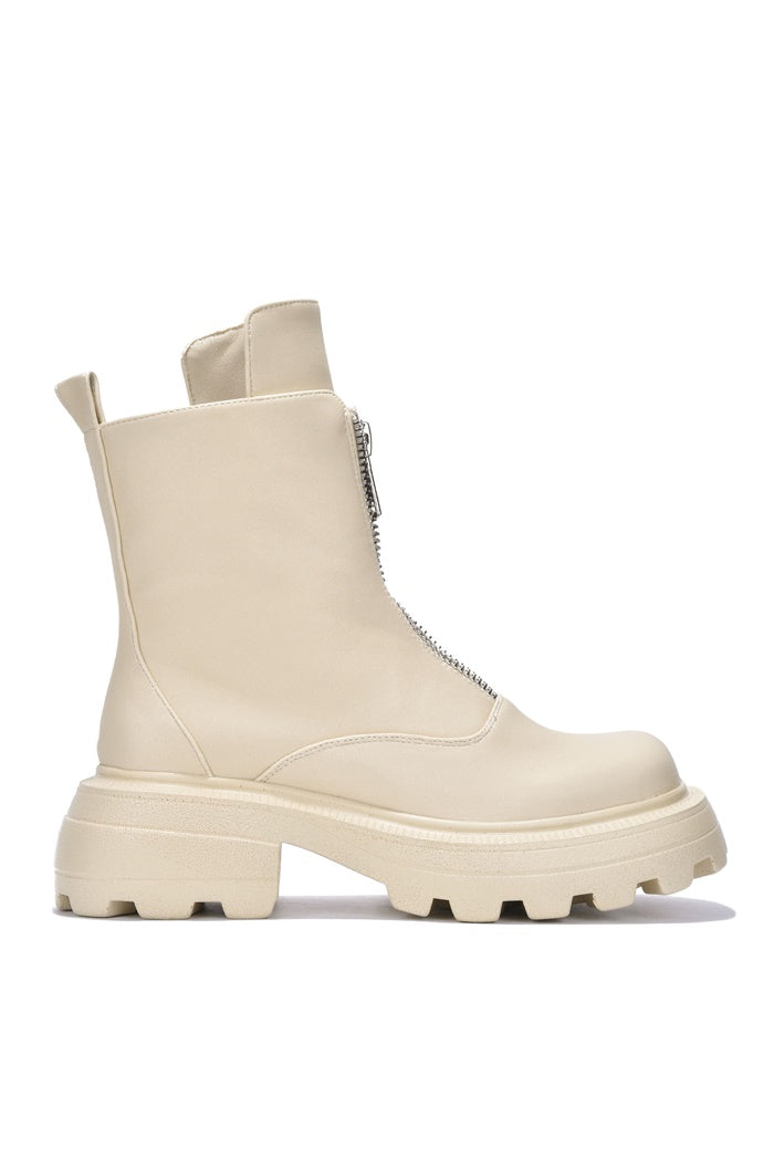 Cape Robbin - KYNDALL - OFF WHITE - BOOTIES